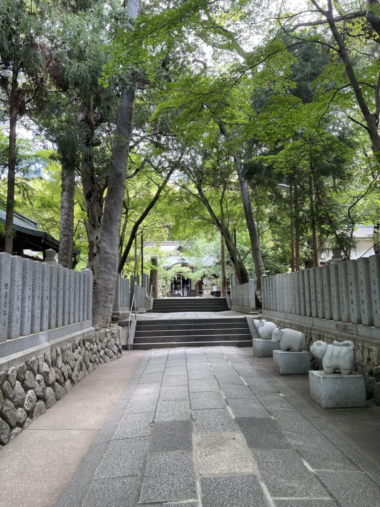 Approach to the shrine